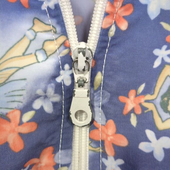 Clucky and Co Jacket Womens Small Floral Aloha Pin Up Girls All Over Print - Picture 5 of 14